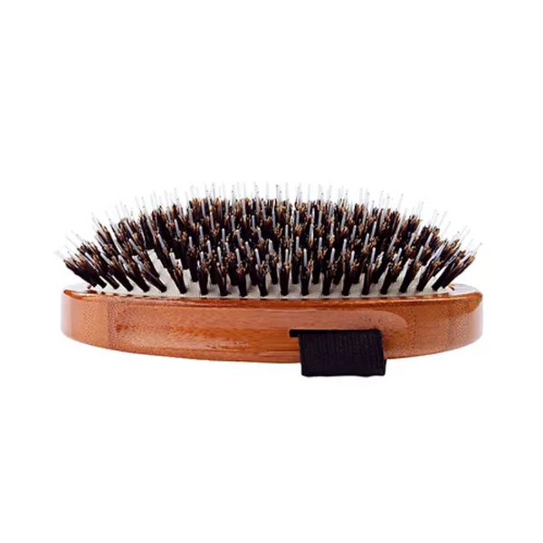 Bass Brushes - Shine & Condition Pet Brush, Natural Bristle & Nylon Pin
