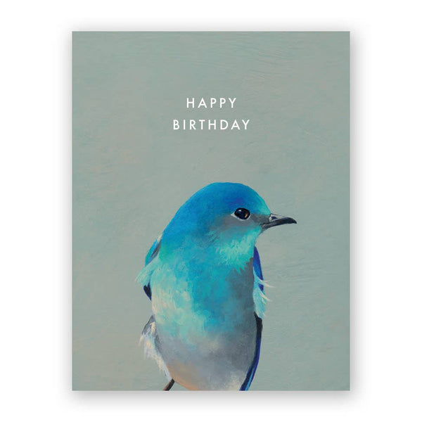 Bluebird Birthday Card