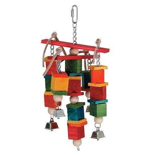 Medium Spinning Blocks Bird Toy – Featherland