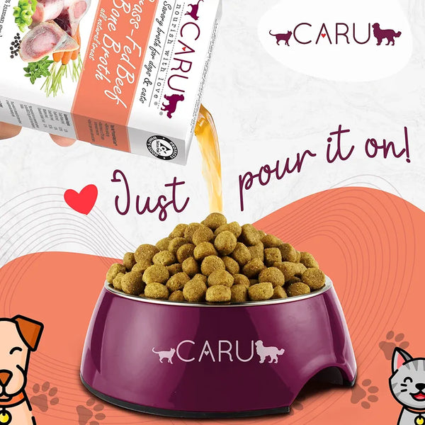 Caru - Grass-Fed Beef Bone Broth for Dogs & Cats