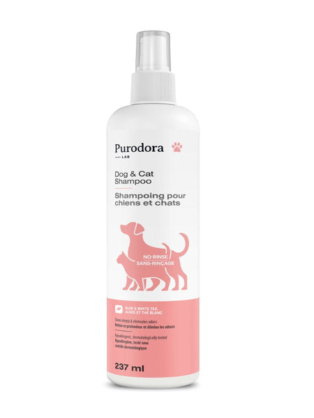 Purodora No Rinse Cat and Dog Shampoo
