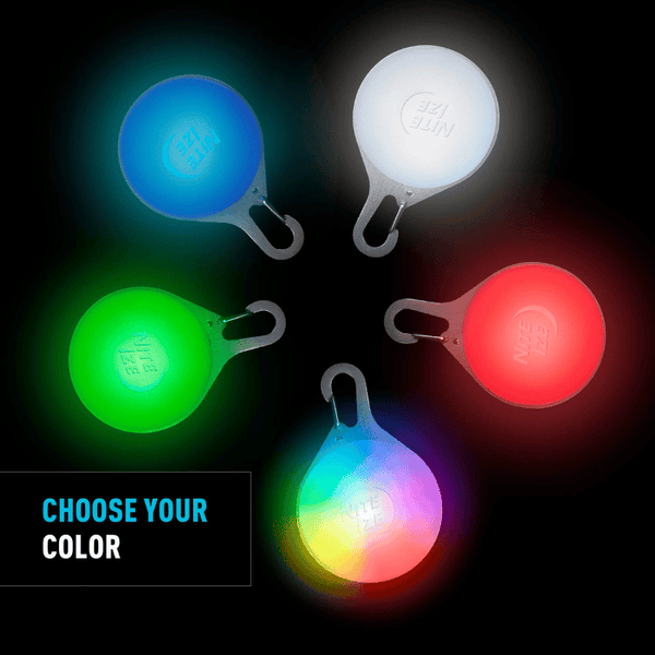 NITE IZE - Spotlit Splash - Rechargeable Collar Light Disc-O-Tech - Waterproof