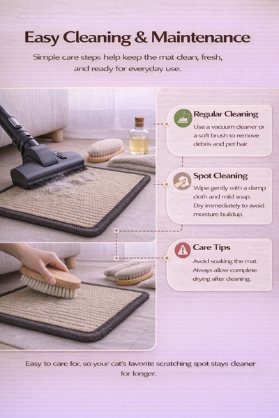 Cat Hugs Wall Hung Scratch Pad(Free bag of cathugs tofu litter with purchase)