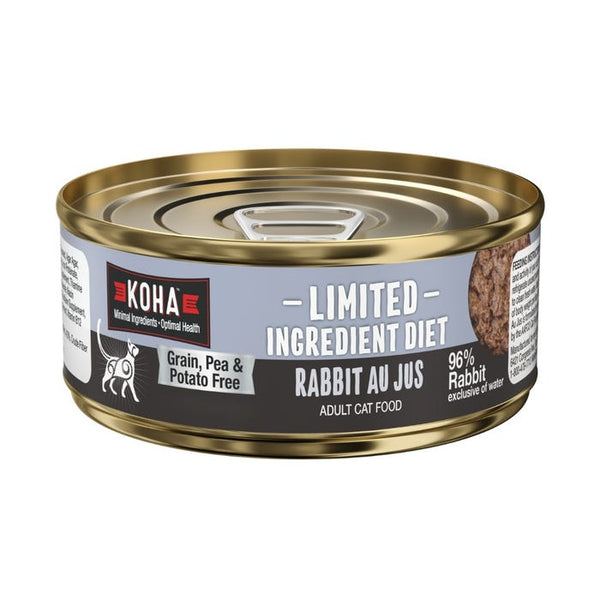 KOHA Limited Ingredient Wet Cat Food - Rabbit Au Jus
