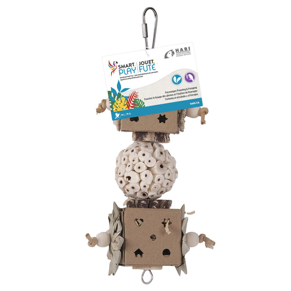 HARI SMART.PLAY Enrichment Parrot Toy - Puzzle Python