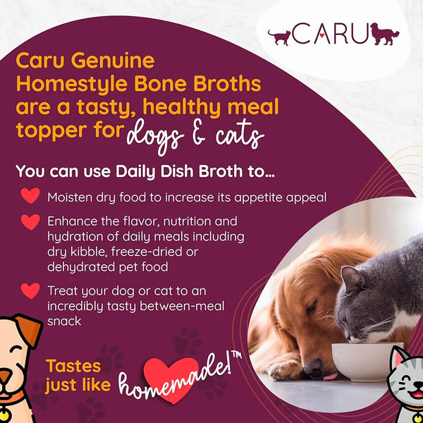 Caru - Grass-Fed Beef Bone Broth for Dogs & Cats