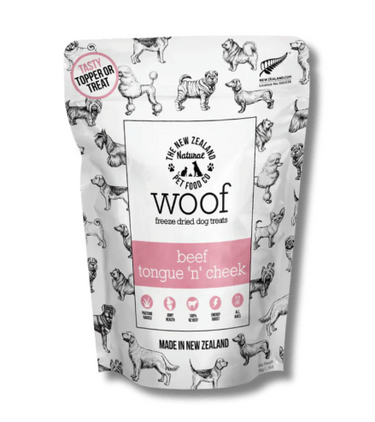 Woof Beef Tongue 'n' Cheek Treats