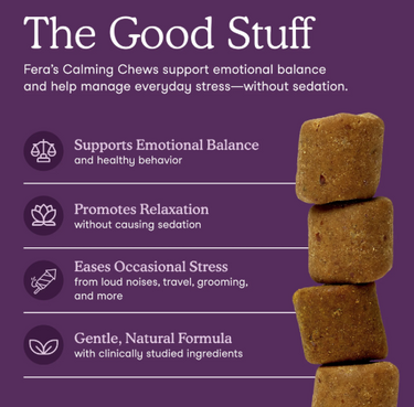 Fera Pet Organics Calming Support Soft Chews for Dogs