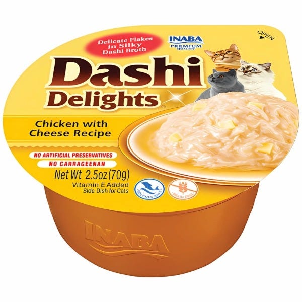 Inaba Dashi Delights Side Dish for Cats