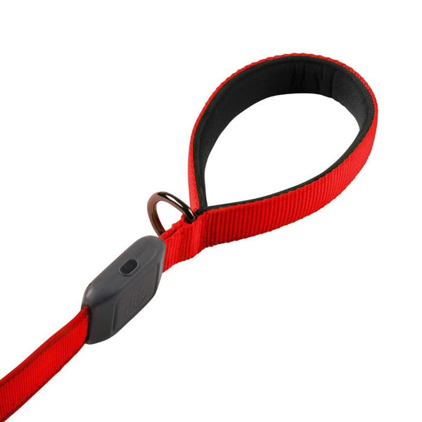NiteDog Rechargeable Leash Red