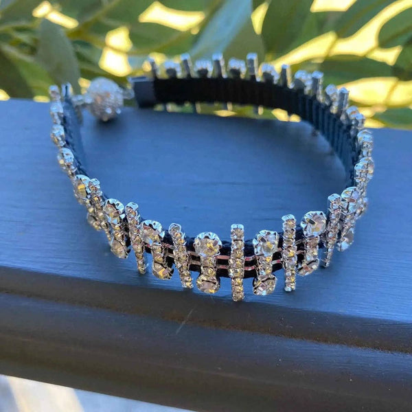 Midnight At the Ritz Collar Size 26 Lobster Clip