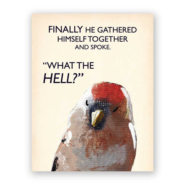 Finally He Gathered Himself Greeting Card