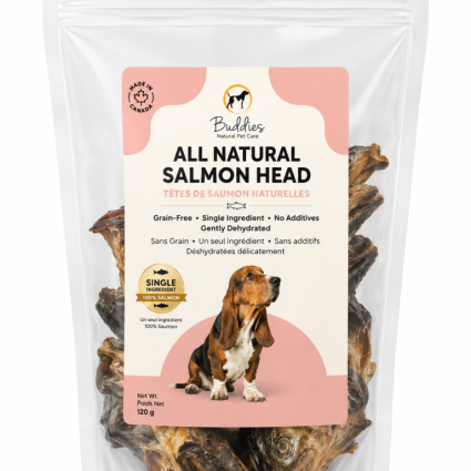Dehydrated Wild Pacific Salmon Bites – 150g