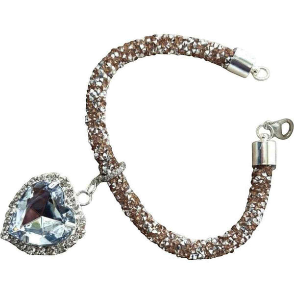 Pink All My Heart Charm Collar size 26 with Magnet