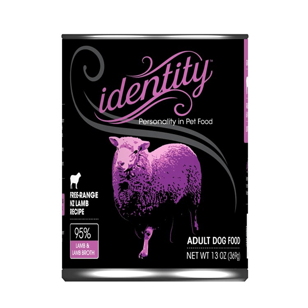 Identity Free-Range New Zealand Lamb Recipe Dog Wet Food- 369 g