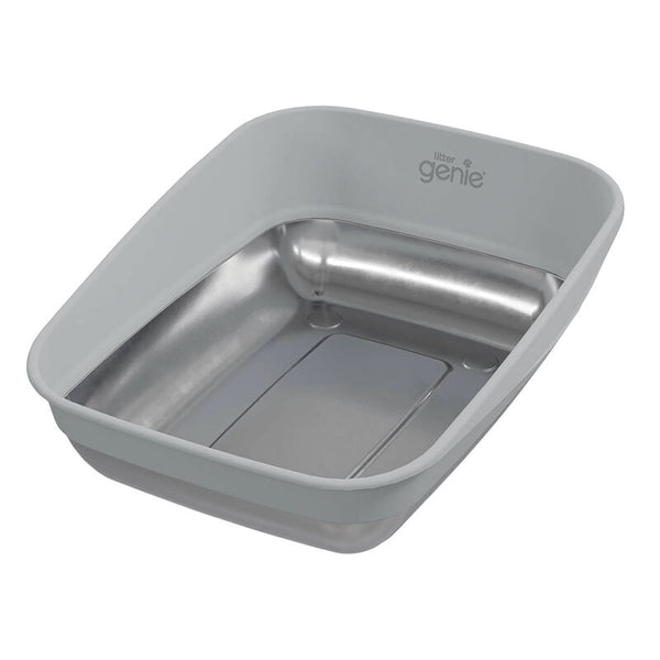 Litter Genie, Platinum Litter Pan - Stainless Steel