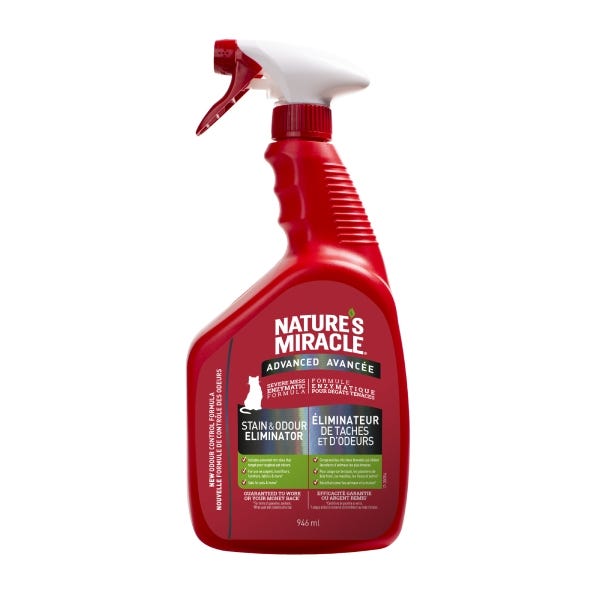 NATURE'S MIRACLE ADVANCED S&O REMOVER CAT 32 OZ