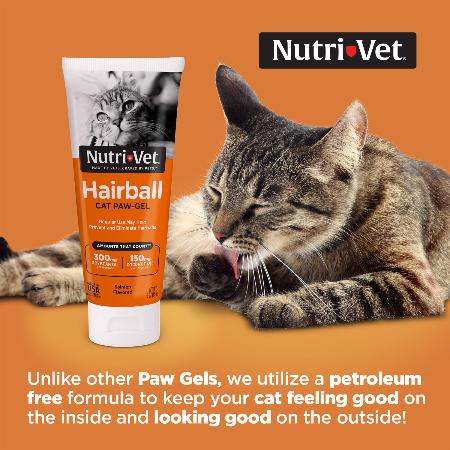 Nutri-Vet Hairball Flavoured Cat Paw-Gel