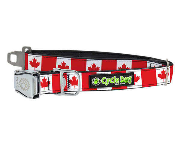 Cycledog Canada Maple Leaf Dog Collar
