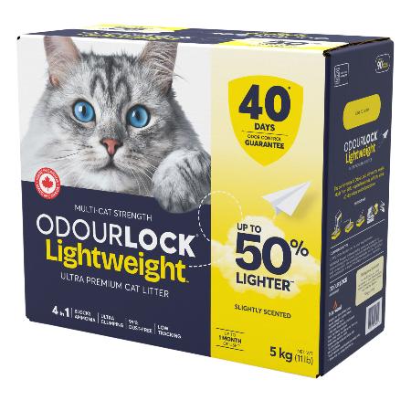 OdourLock Lightweight Ultra Premium Clumping Cat Litter