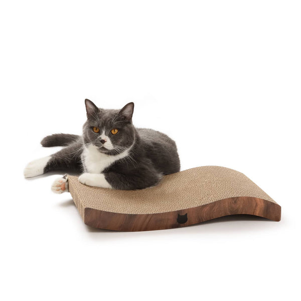 Necoichi Ripple Reversible Scratcher (Dark Cherry)