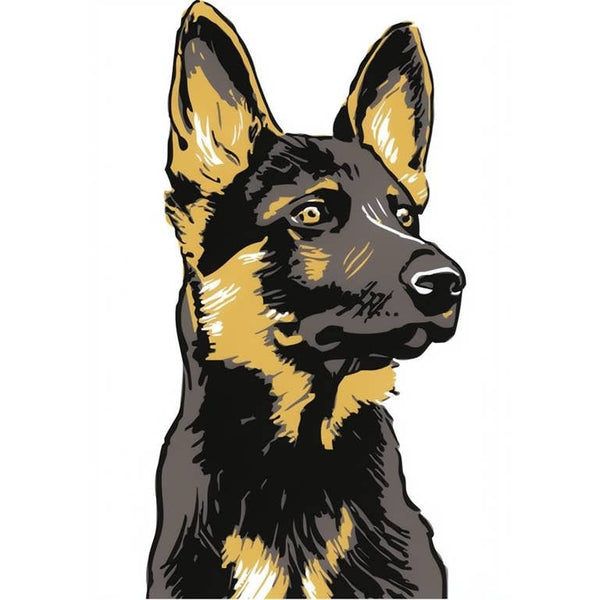 German Shepherd Greeting Card