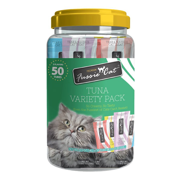 Fussie Cat 50 Pack Puree Treats