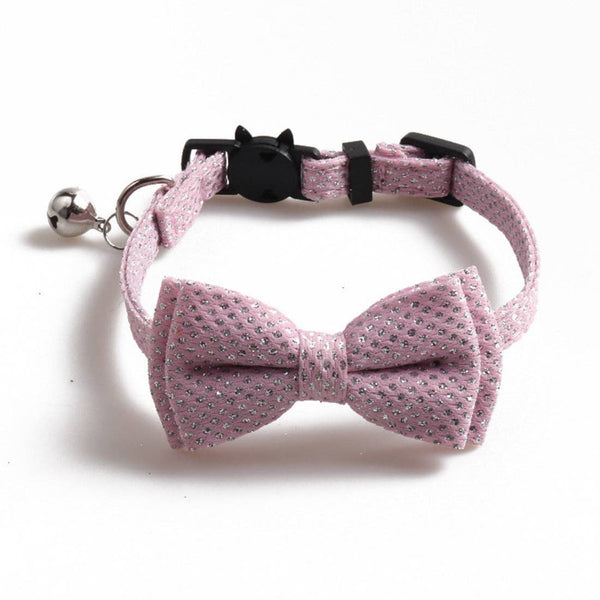 Cheerhunting Cat Glitter Bowtie Collar