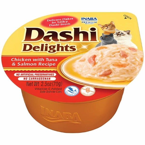 Inaba Dashi Delights Side Dish for Cats