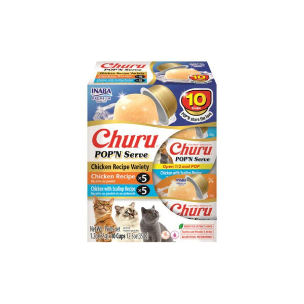 Churu Pop N Serve Chicken  Variety 10 cup