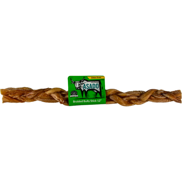 Asado Braided Bully Sticks 12"
