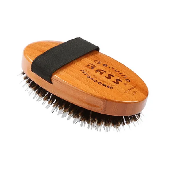 Bass Brushes - Shine & Condition Pet Brush, Natural Bristle & Nylon Pin