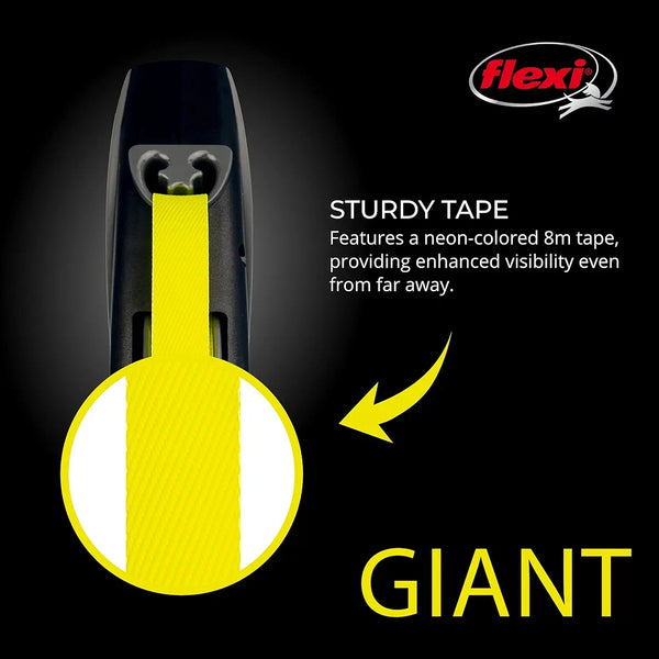 Giant Neon Flexi Leash