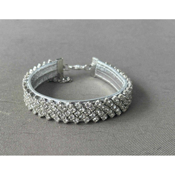 Diamonds After Dark Cat Collar,  Large Size 26