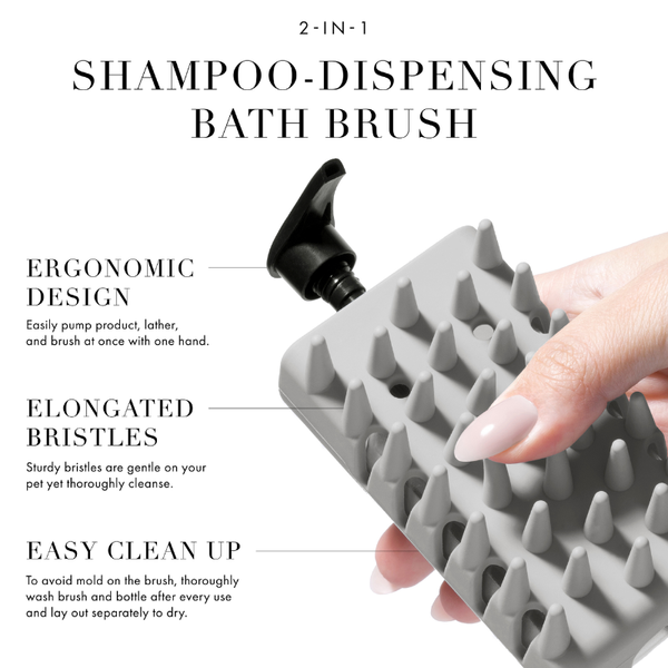 Tweezerman 2 in 1 Shampoo Brush