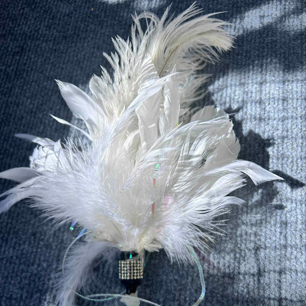 Little Corella Cat Feather Wand