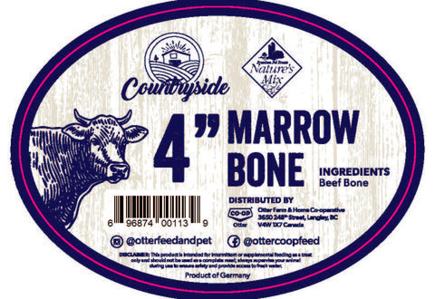 Nature's Mix Countryside 4" Marrow Centre Bone 16/case
