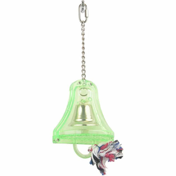 PENN PLAX ACRYLIC BELL IN BELL BIRD TOY LARGE