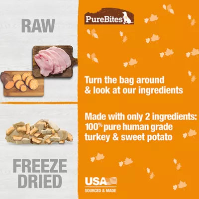 Purebites Dog Turkey and Sweet Potato