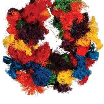Sisal Wreath Bird Toy – Featherland