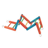 HARI SMART.PLAY Enrichment Parrot Toy - Trifold Ladder