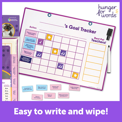 Brightkins Hunger for Words Talking Pet Goal Tracker Dog Training Aid