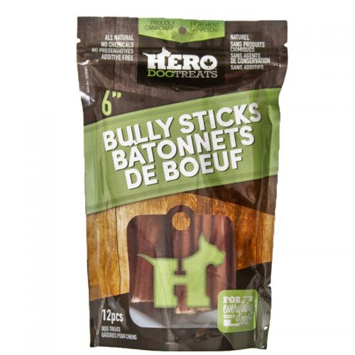 Hero 6 inch 12 Pack Bully Stick