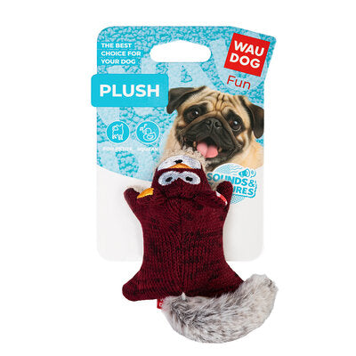 WAUDOG Fun Plush dog toy Squirrel, knitwear