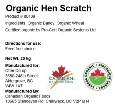 Organic Hen Scratch