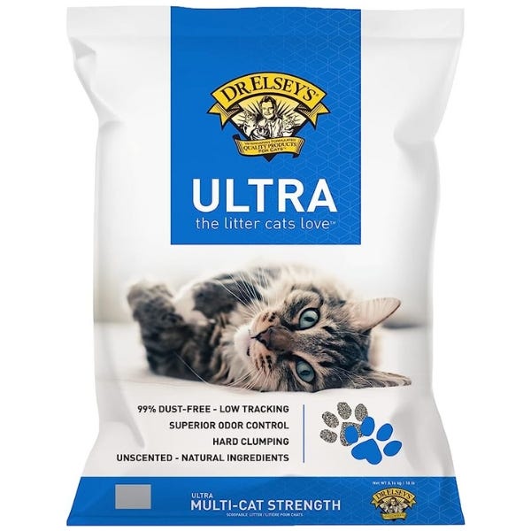 Dr. Elsey's Clay Cat Litter - Ultra 18lbs