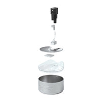 Catit PIXI Cordless Stainless Steel UV-C Drinking Fountain - 5L (1.3 gal)