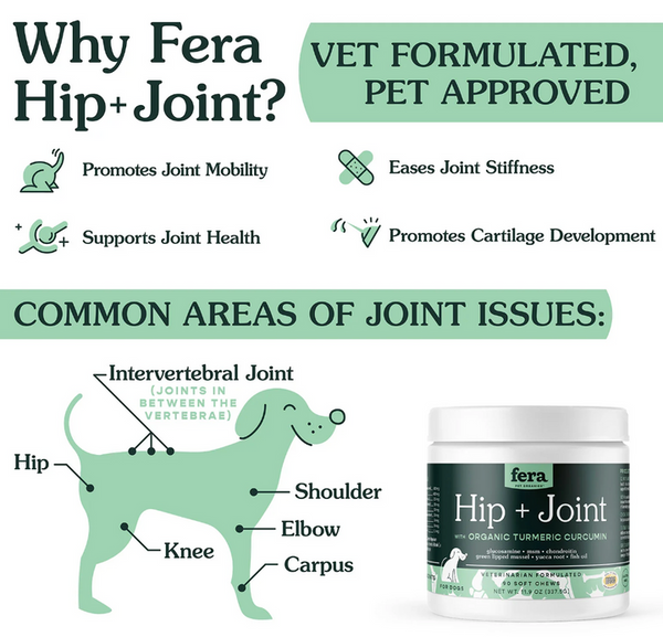 Fera Pet Organics Hip + Joint Support for Dogs