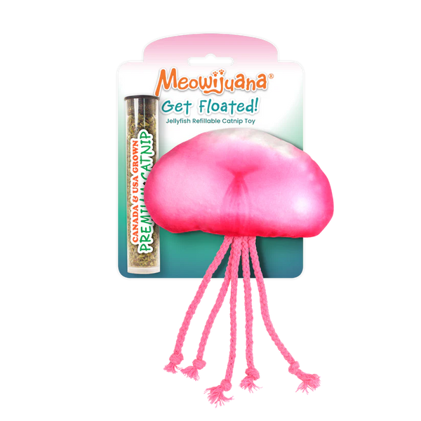 Meowijuana - Catnip - Toy - "Get Floated " - Jellyfish