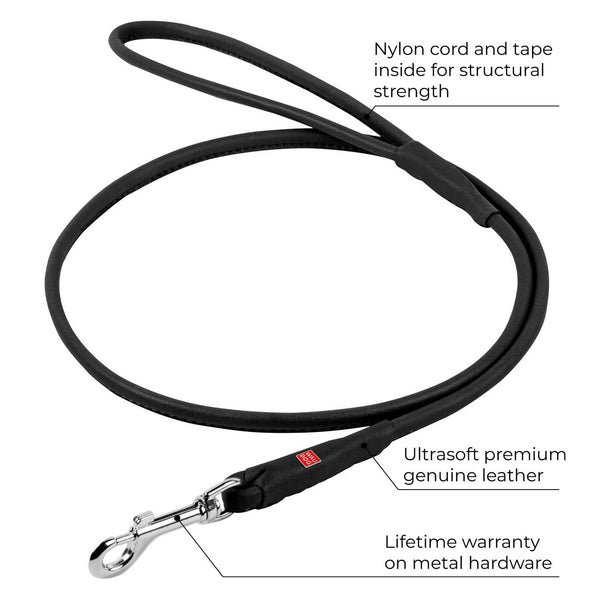 Wau Dog Soft Leash Premium Comfort 1.57 in 58 inches